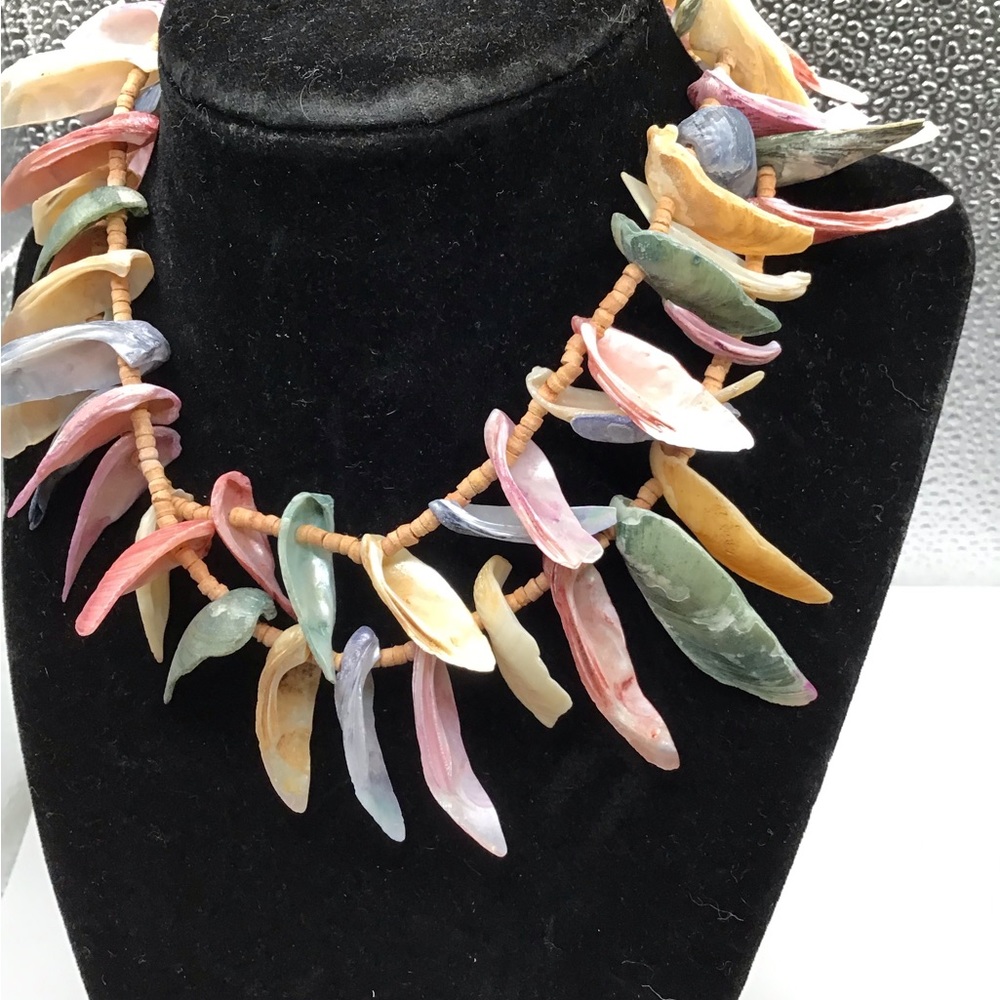 NWOT Beautiful Muti- Colored Shells Necklace